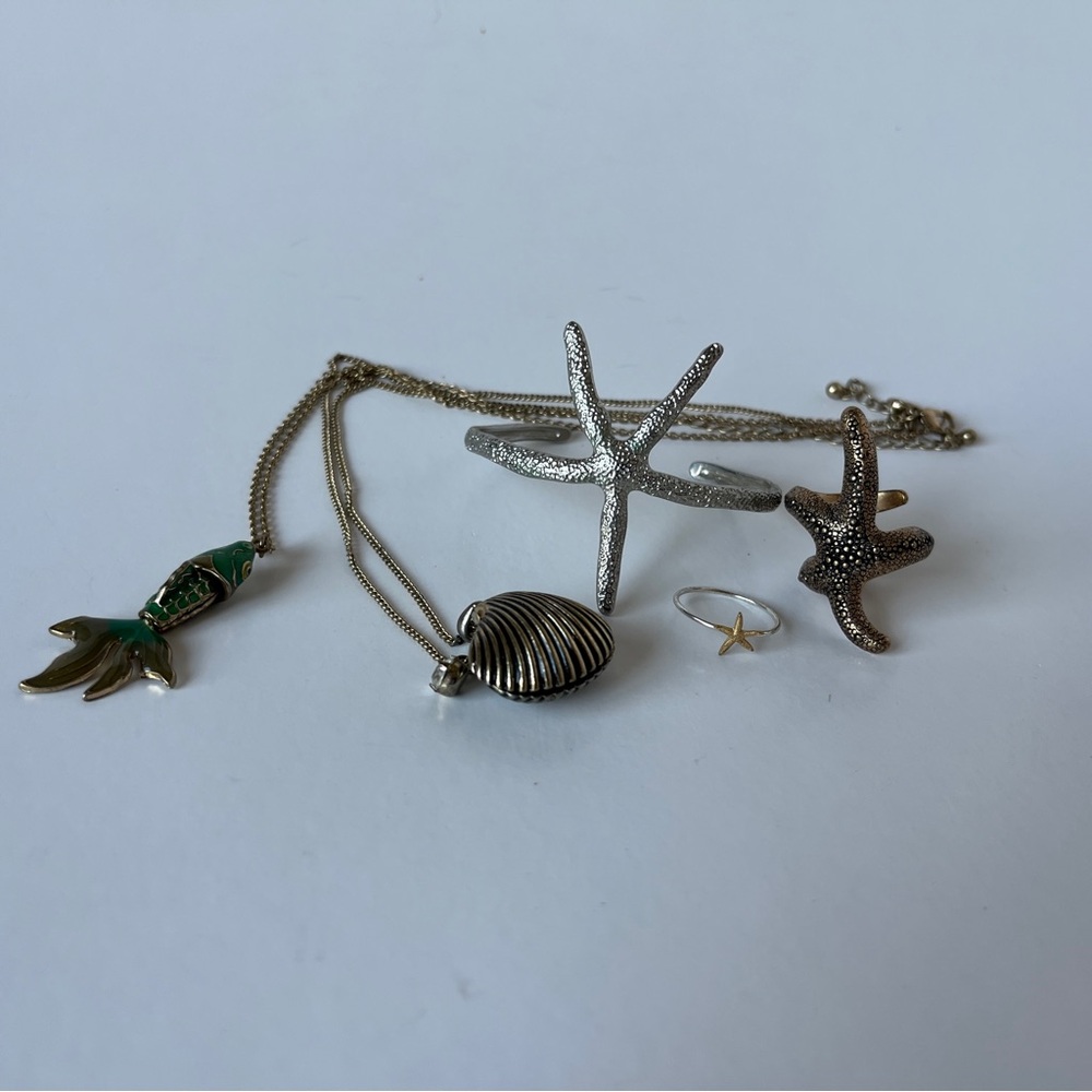 Mermaid + Ocean themed costume jewelry set